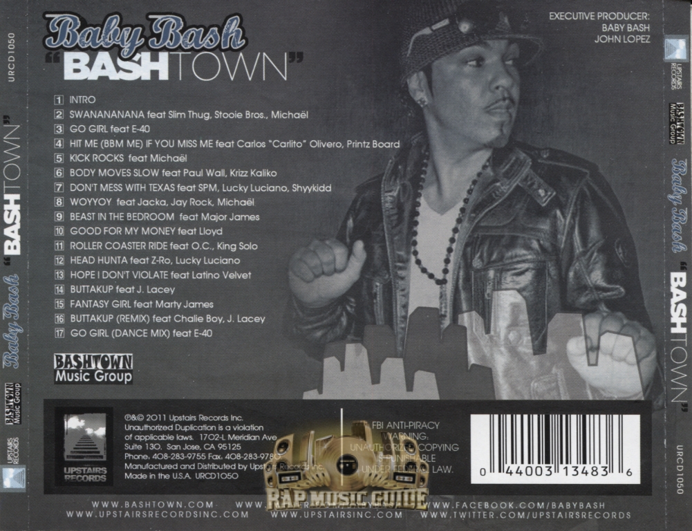 Baby Bash Bashtown CD Rap Music Guide